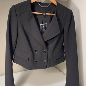 White House Black Market Cropped Blazer